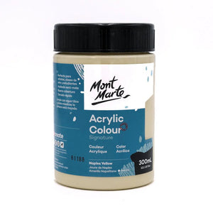 Mont Marte Signature Acrylic Colour 300mL (10.1Oz) - Naples Yellow