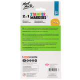 Mont Marte 2 In 1 Stamper Markers 14Pce