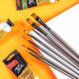 Mont Marte Acrylic Brush Set In Box 7Pcs