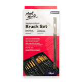 Clear Handle Watercolour Paint Brush Set Signature 11pc
