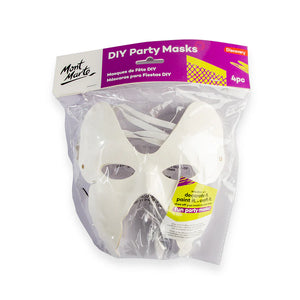 Mont Marte Diy Party Masks 4Pc Design Butterfly