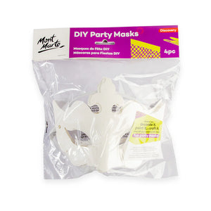 Mont Marte Diy Party Masks 4Pc Design Masquerade