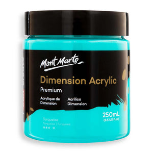 Mont Marte Dimension Acrylic 250Ml - Turquoise