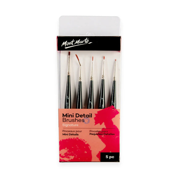 Mont Marte Mini Details Brush Set 5Pcs