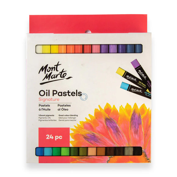 Mont Marte Oil Pastels 24Pc