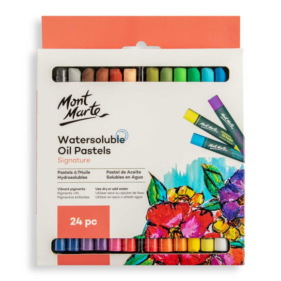 Mont Marte Watersoluble Oil Pastels 24Pc