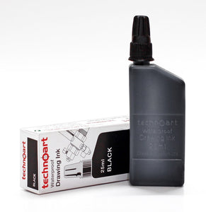 Waterproof Drawing Ink - Black