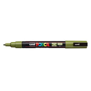 Pentart Uni Posca PC-3M KHAKI GREEN