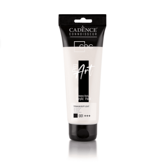 PROART HEAVY BODY ACRYLIC PAINT PR-001 TITANIUM BUFF LIGHT 120ML