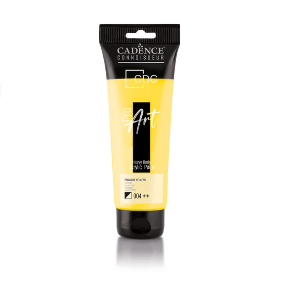 PROART HEAVY BODY ACRYLIC PAINT PR-004 PRIMARY YELLOW 120ML