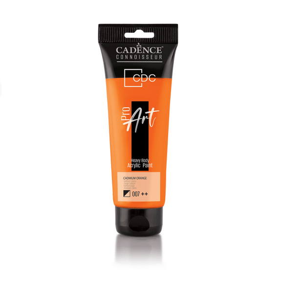 PROART HEAVY BODY ACRYLIC PAINT PR-007 CADMIUM ORANGE 120ML