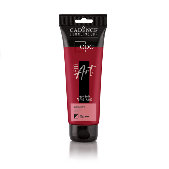 PROART HEAVY BODY ACRYLIC PAINT PR-014 CADMIUM RED 120ML