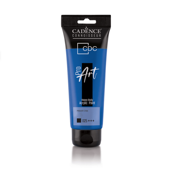 PROART HEAVY BODY ACRYLIC PAINT PR-025 PRIMARY CYAN 120ML