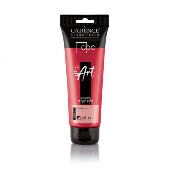 PROART HEAVY BODY ACRYLIC PAINT PRM-317 RED 120ML