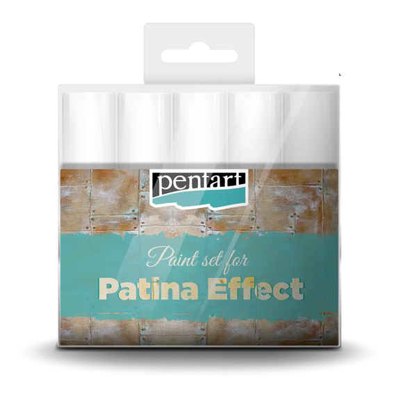 Pentart Patina Effect paint set, 5 x 20ml