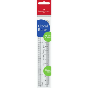 Faber-Castell Lineal Ruler 15cm (6in)