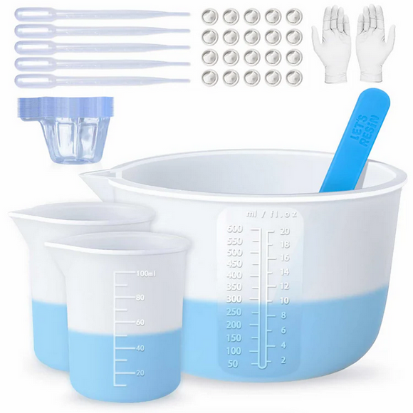 600ml&100ml Silicone Cups Kit