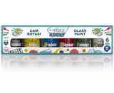 Kooky Glass Paint Set of 6X30ml