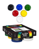 Speedball Flex Fabric Screen Printing Ink Set, 6-Colors