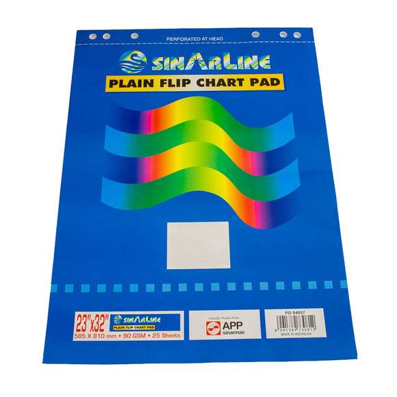 Sinarline Plain Flip Chart Pad