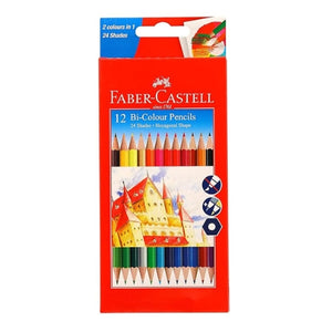 Faber-Castell Bi-Colour Pencils (24pcs)