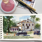 Mixed Media "CarnetDe Voyage Bamboo" 15.3X25cm 265gsm 15Sheets