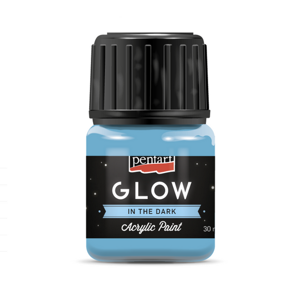 Pentart Glow In The Dark 30 ml, Blue