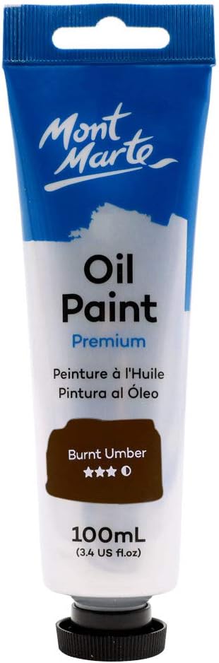Mont Marte Oil Paint 100Ml - Burnt Umber