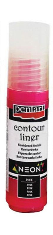 Pentart Contour Liner 20 Ml Neon Pink