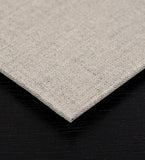 100% Linen Panel - Transparent Primed - 240GSM - 6" x 12"