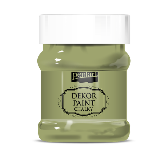 Pentart Dekor Paint Chalky 230 ml Olive