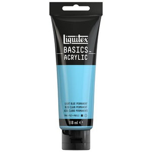 Liquitex Basics Acrylic 118Ml Light Blue Permanent