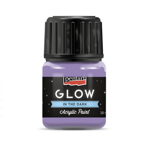 Pentart Glow In The Dark 30 ml, Lilac