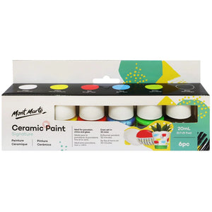 Mont Marte Signature Ceramic Paint 6Pce X 20Ml (0.7Oz)