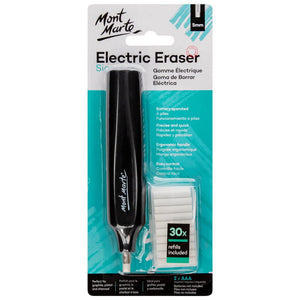 Mont Marte Electric Eraser With 30Pcs Erasers