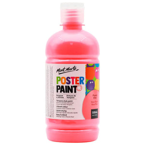 Mont Marte Poster Paint 500Ml - Fluoro Purple