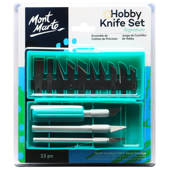 Mont Marte Hobby Knife Set 13pcs