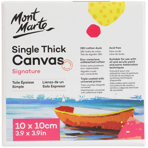 Mont Marte Signature Single Thick Canvas 10 X 10Cm (3.6 X 3.6In)