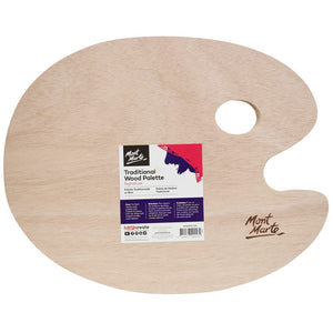 Mont Marte Signature Traditional Wood Palette 30 X 38Cm (11.8 X 14.9In)