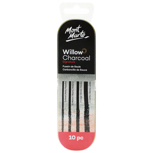 Mont Marte Signature Willow Charcoal In Tin 10Pce