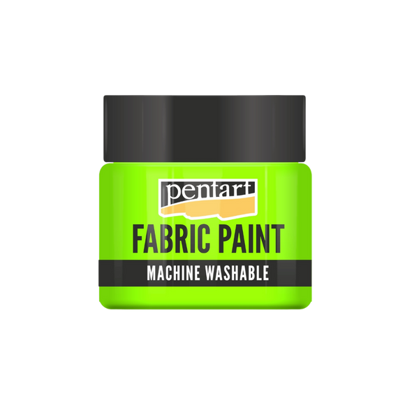 Pentart Fabric Paint Neon 30 ml Green