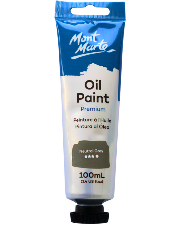 Mont Marte Oil Paint 100Ml - Neutral Grey