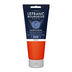 Lefranc & Bourgeois Fine Acrylic Colour 200Ml Tbe Orange