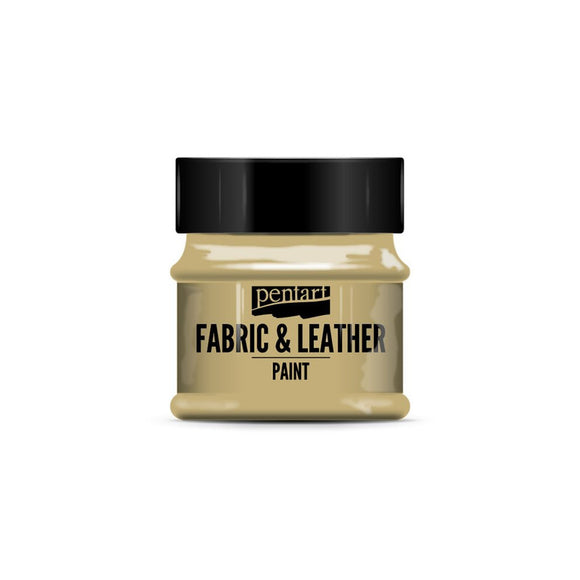 Pentart Fabric & Leather Paint 50 Ml Light Brown