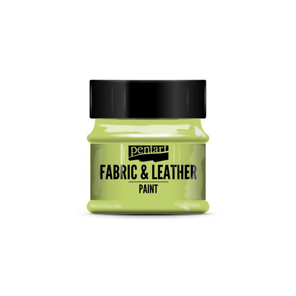 Pentart Fabric & Leather Paint 50 Ml Lime