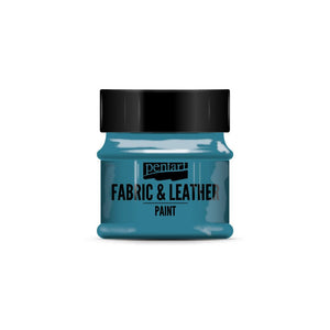 Pentart Fabric & Leather Paint 50 Ml Turquoise Blue