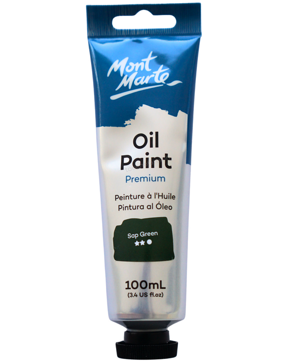 Mont Marte Oil Paint 100Ml - Sap Green