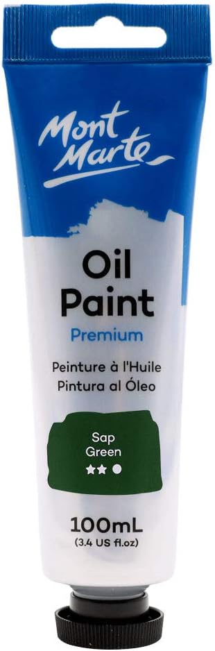 Mont Marte Oil Paint 100Ml - Sap Green