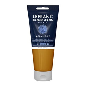 Lefranc & Bourgeios Fine Acrylic Colour 200Ml Tbe Yellow Ochre