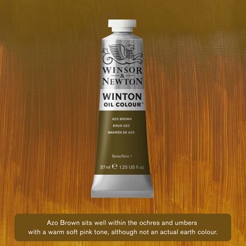 Winsor & Newton Winton Oil Colour 37Ml Tube Azo Brown